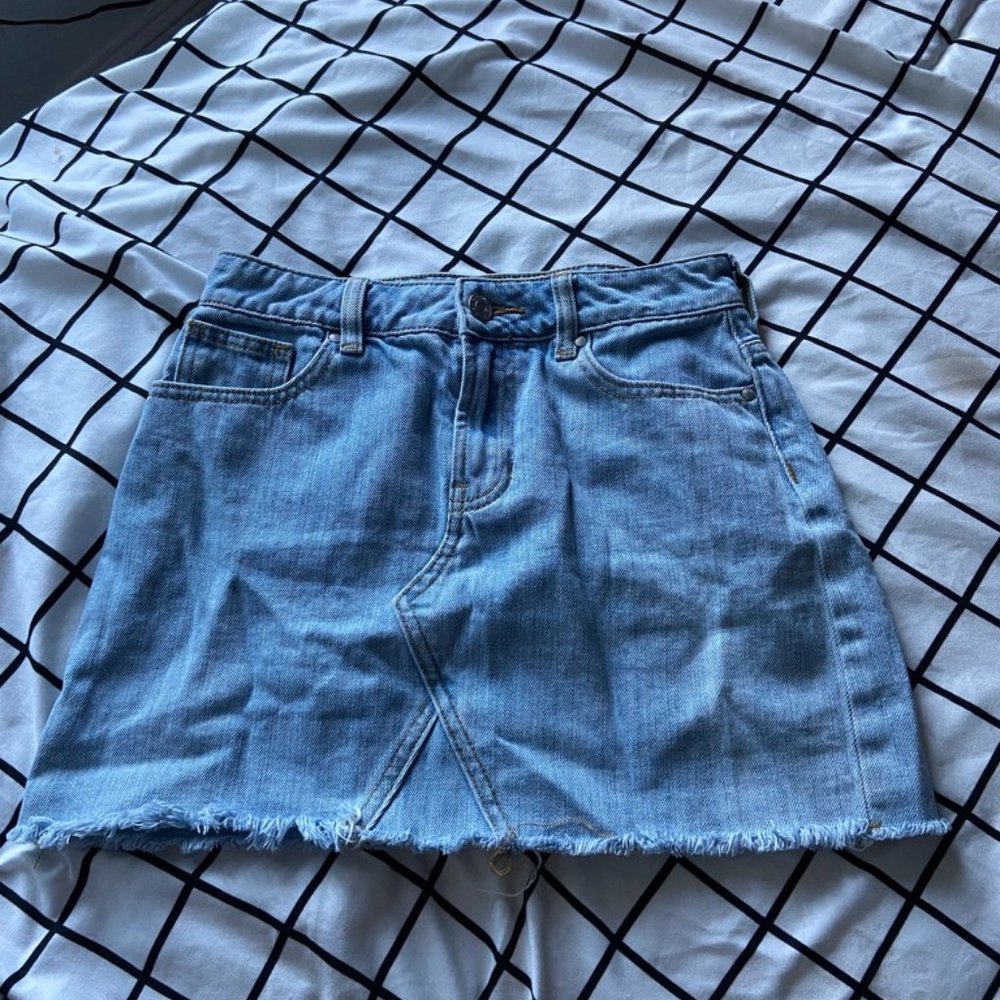 jean skirt